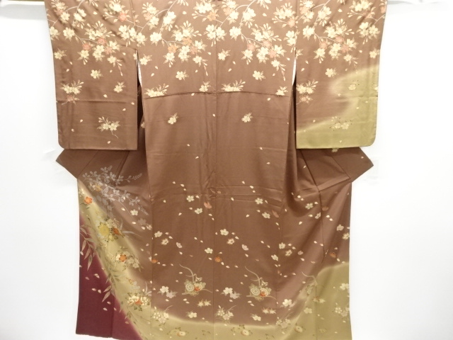 JAPANESE KIMONO / HOMONGI / FLOWER 